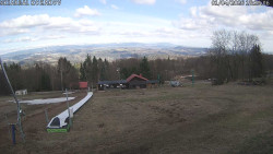 Spodní část sjezdovky