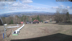 Spodní část sjezdovky