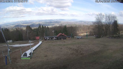 Spodní část sjezdovky