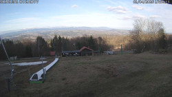 Spodní část sjezdovky