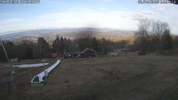 Spodní část sjezdovky