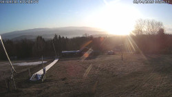 Spodní část sjezdovky