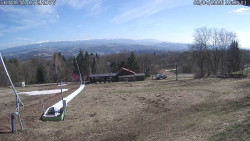 Spodní část sjezdovky