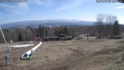 Spodní část sjezdovky