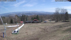 Spodní část sjezdovky