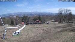 Spodní část sjezdovky