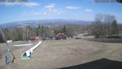 Spodní část sjezdovky