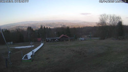 Spodní část sjezdovky