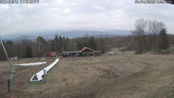 Spodní část sjezdovky