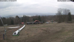 Spodní část sjezdovky