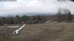 Spodní část sjezdovky