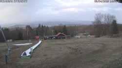 Spodní část sjezdovky