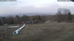 Spodní část sjezdovky