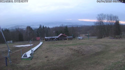 Spodní část sjezdovky