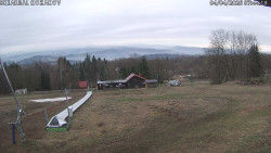 Spodní část sjezdovky