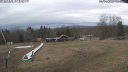 Spodní část sjezdovky