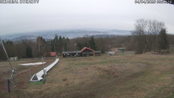 Spodní část sjezdovky