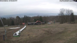 Spodní část sjezdovky