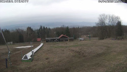 Spodní část sjezdovky