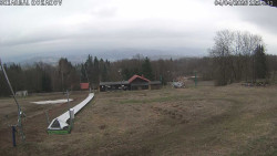 Spodní část sjezdovky