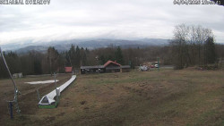 Spodní část sjezdovky