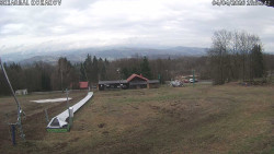 Spodní část sjezdovky