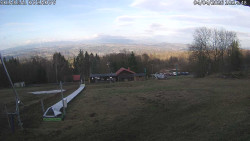 Spodní část sjezdovky