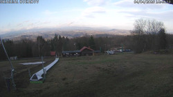 Spodní část sjezdovky