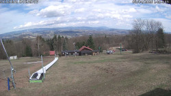 Spodní část sjezdovky