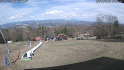 Spodní část sjezdovky