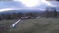 Spodní část sjezdovky