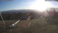 Spodní část sjezdovky