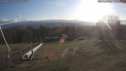 Spodní část sjezdovky