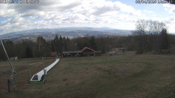 Spodní část sjezdovky