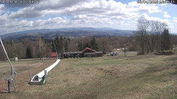 Spodní část sjezdovky