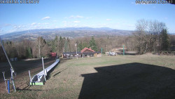 Spodní část sjezdovky