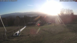 Spodní část sjezdovky