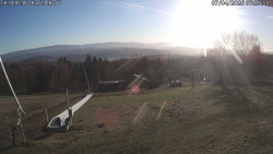 Spodní část sjezdovky