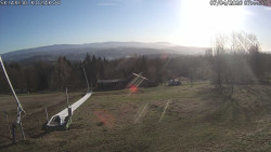 Spodní část sjezdovky