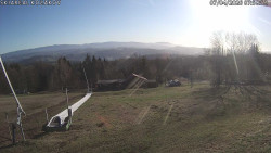 Spodní část sjezdovky