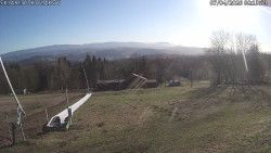 Spodní část sjezdovky