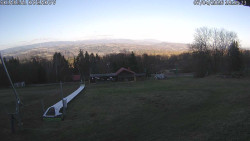 Spodní část sjezdovky