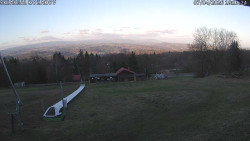 Spodní část sjezdovky