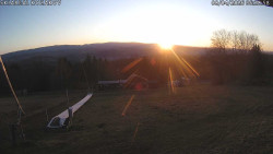 Spodní část sjezdovky