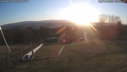 Spodní část sjezdovky