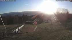 Spodní část sjezdovky