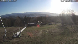 Spodní část sjezdovky