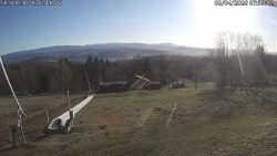 Spodní část sjezdovky