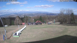 Spodní část sjezdovky