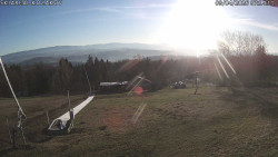 Spodní část sjezdovky